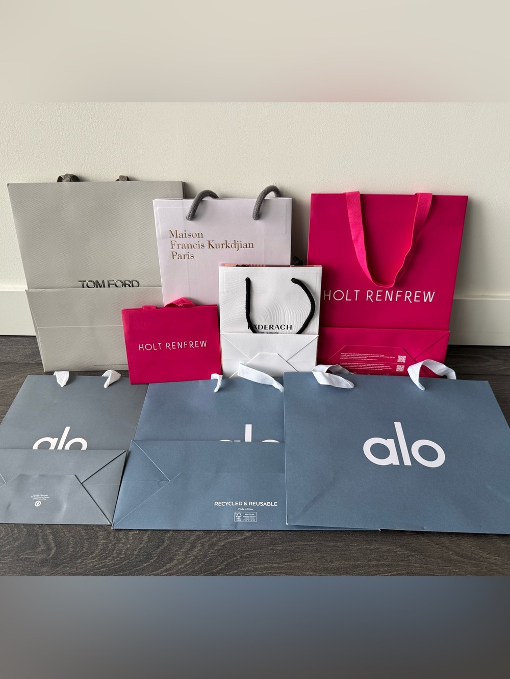 Shopping Bags - Holt Renfrew/Alo/TomFord